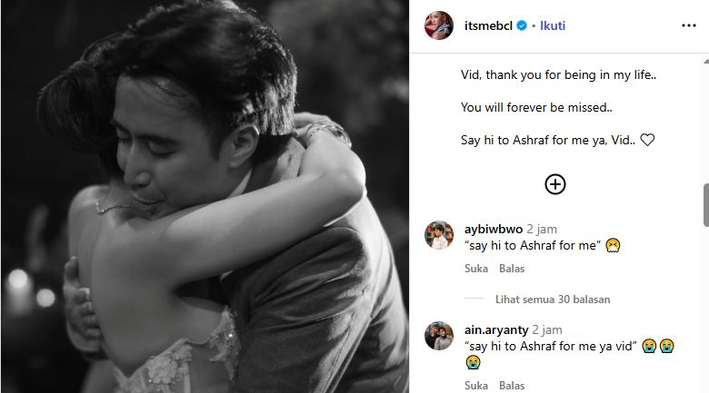 BCL Serahkan Salam untuk Ashraf Sinclair Melalui Vidi Aldiano